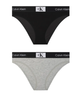 Calvin Klein QF7222 Modern Bikini - Black / Gray