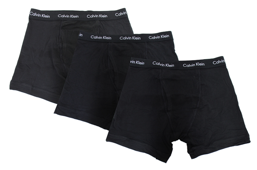 Calvin Klein NB2616 #001 Boxer Briefs (3 Pack)