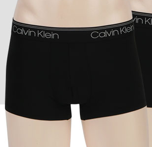 Calvin Klein NB2569 #001 Low Rise Trunks (3 Pack)