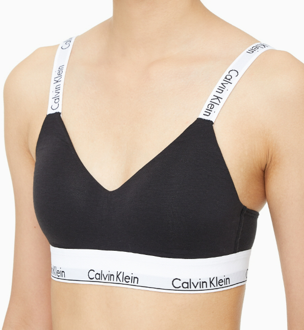 Calvin Klein QF7059 Lightly Lined Logo Strap Bralette