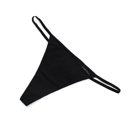 Calvin Klein D3509 String Thong - Black / Bare