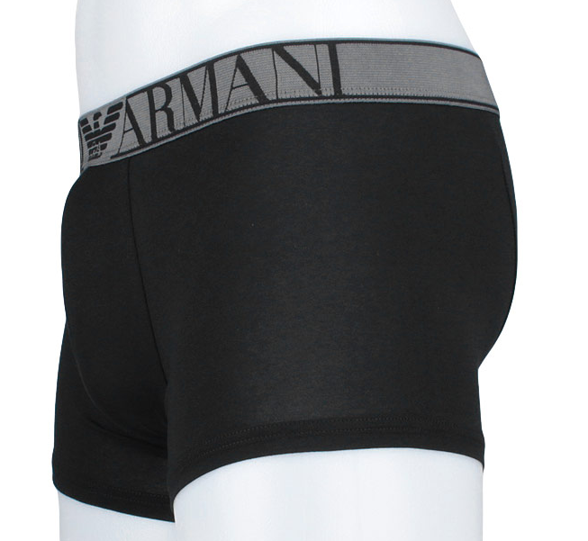 Armani 111769 #17020 Short Boxers (2-Pack) Black