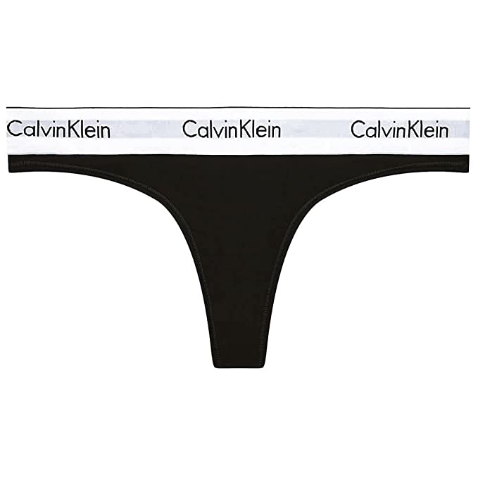 Calvin Klein F3786 Thong - Black / Gray