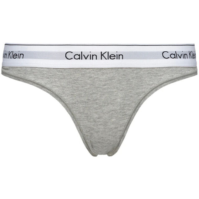 Calvin Klein F3786 Thong - Black / Gray