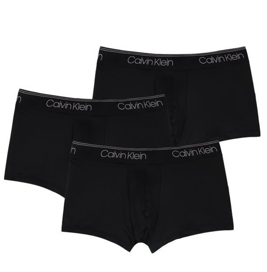 Calvin Klein NB2569 Polyester Low Rise Trunks (3-Pack)