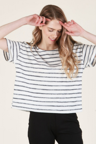 6148 Basic Stripe Top