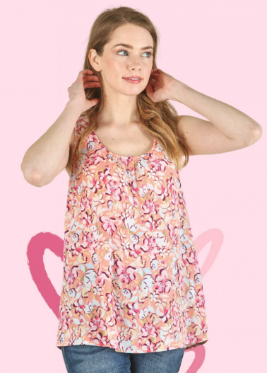 6301 Flower Print Tank Top