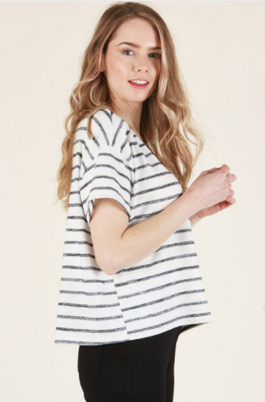 6148 Basic Stripe Top