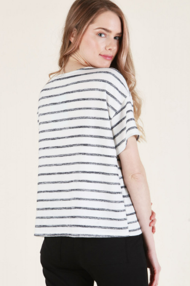 6148 Basic Stripe Top