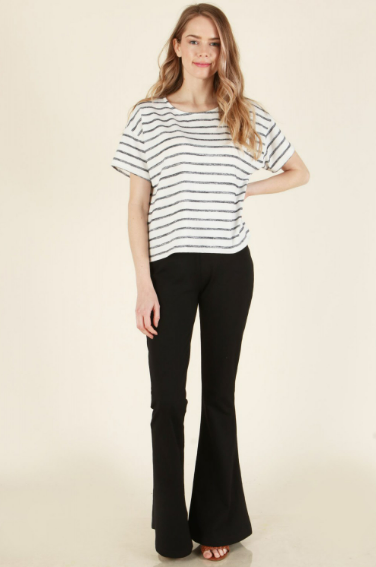 6148 Basic Stripe Top