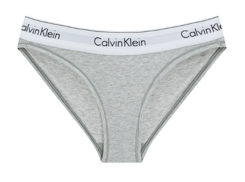 Calvin Klein F3787 Bikini Lingerie - Black / Gray