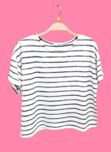 6148 Basic Stripe Top