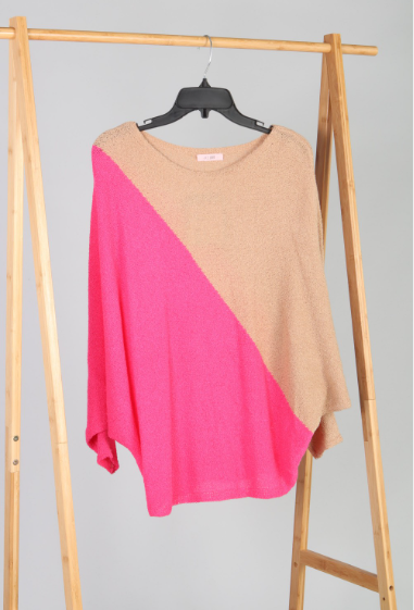 P18545 Color Block Sweater